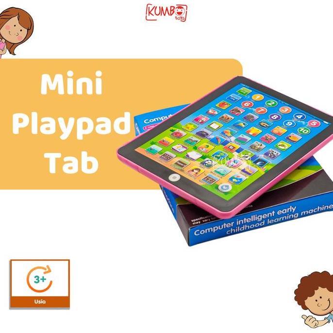 Mainan Edukasi Mini Playpad Anak Tab Computer Intelligent Early Childhood Learning Machine Ipad Sent