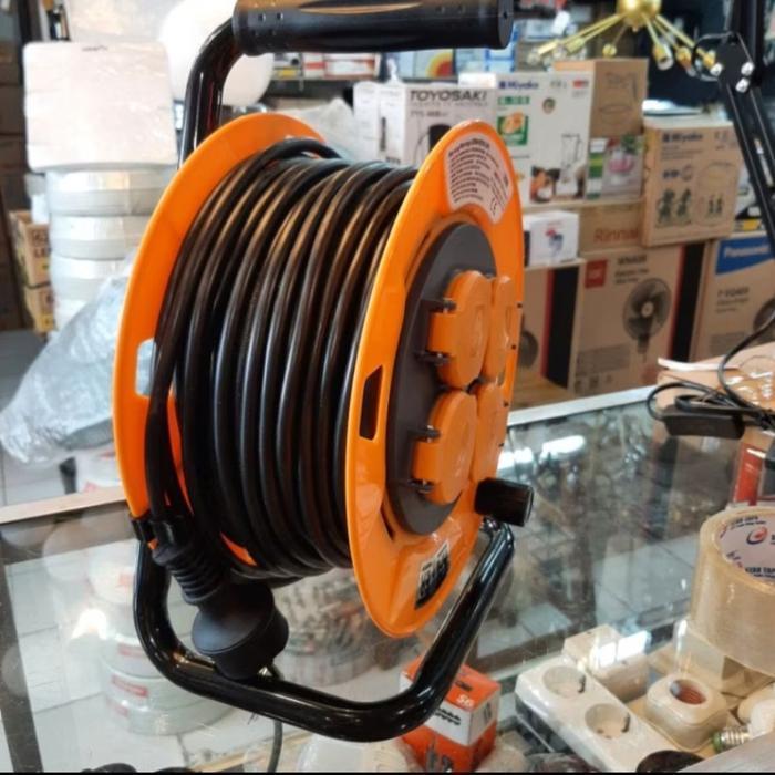 20 meter kabel rol kaizer cable gulung colokan panjang