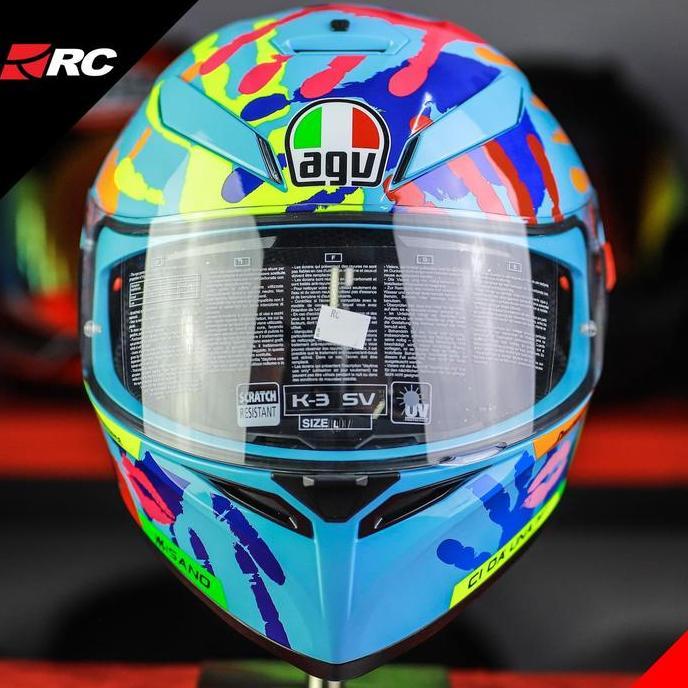 Helm Motor Full Face - AGV K3SV Misano 2014 Original