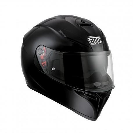 Helm AGV K3 SV Visor Black Glossy Full Hitam Kilap K3SV Original
