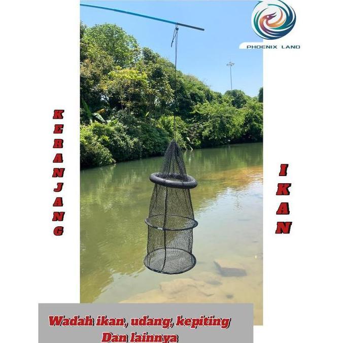Koja Lipat Premium - Korang Wader Premium - Keramba Ikan Wader - Kempis Wader - Wadah Ikan Phoenix L