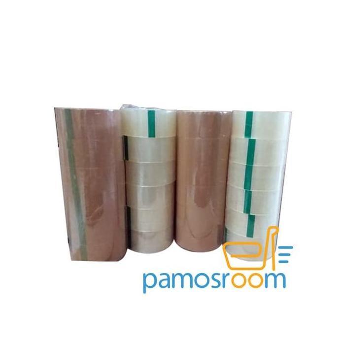 HEMAT BANGET - Yatta Tape Lakban Yatta Bening Dan Coklat 45mm 72 Yard 50 Mic Bukan Daimaru 1 Dus 72 