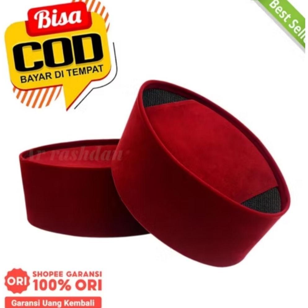 BEST DEALS (COD) Peci Kopiah Songkok Merah Maroon tinggi 6 7 8 9 10 Ac non Ac pria dewasa anak laki-