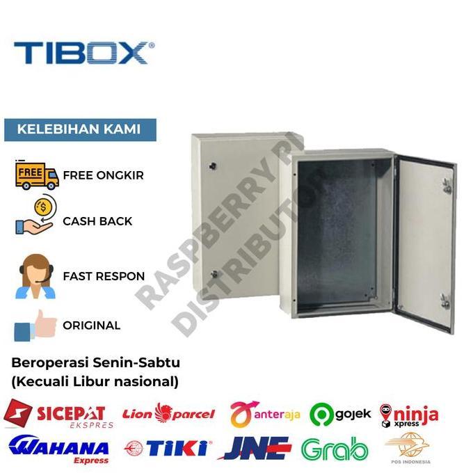 TIBOX SHEET STEEL BOX PANEL BESI SIZE 1000X800X300 MM TYPE T-10080/30 RPD27