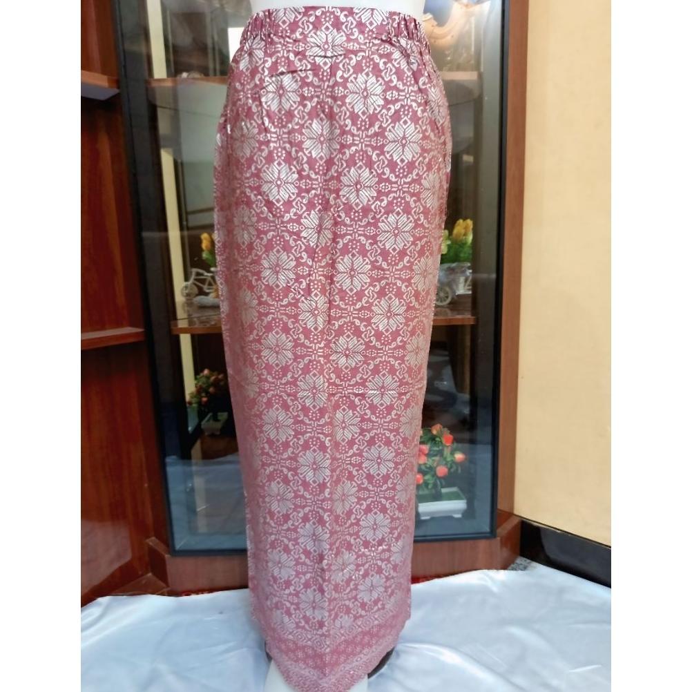 big promo rok songket span katun batik/rok songket bawahan kebaya/rok songket jadi/rok songket kain 