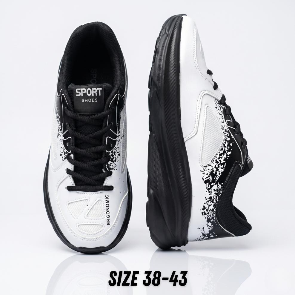 Favorit Sepatu Sneakers Sport Ergonomic Pria Wanita Premium - Sepatu Olahraga Running Jogging Kasual