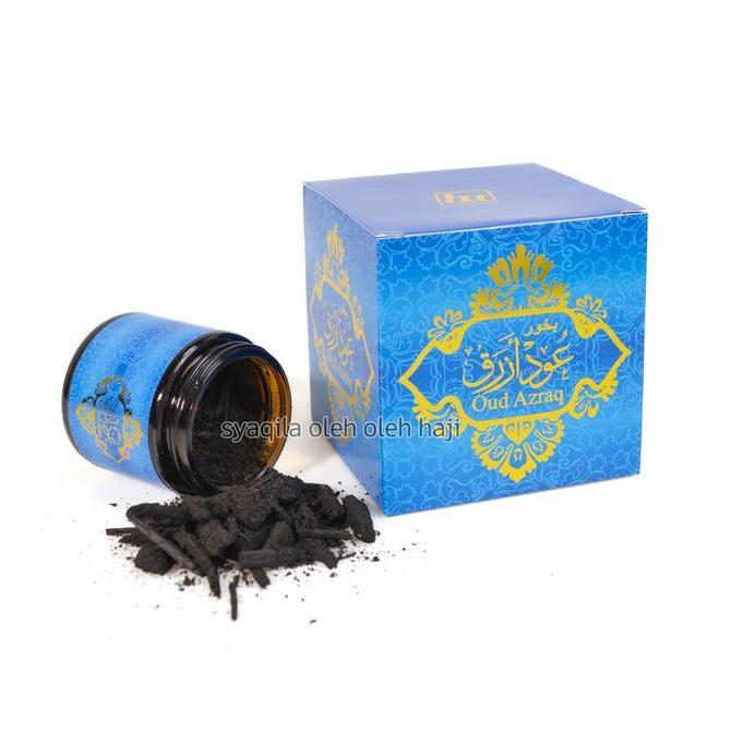 Buhur Oud Azraq 50gr BA Bukhur Asraq Wangi Gaharu Dupa Arab Azrak Merk B.A Pengharum Ruangan Bunga