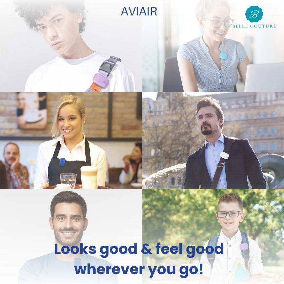 NEW PRODUCT AVIAIR TRAVOPUR CLIP EQ 15 JUTA ION Air Purifier Portable Clip On Kalung