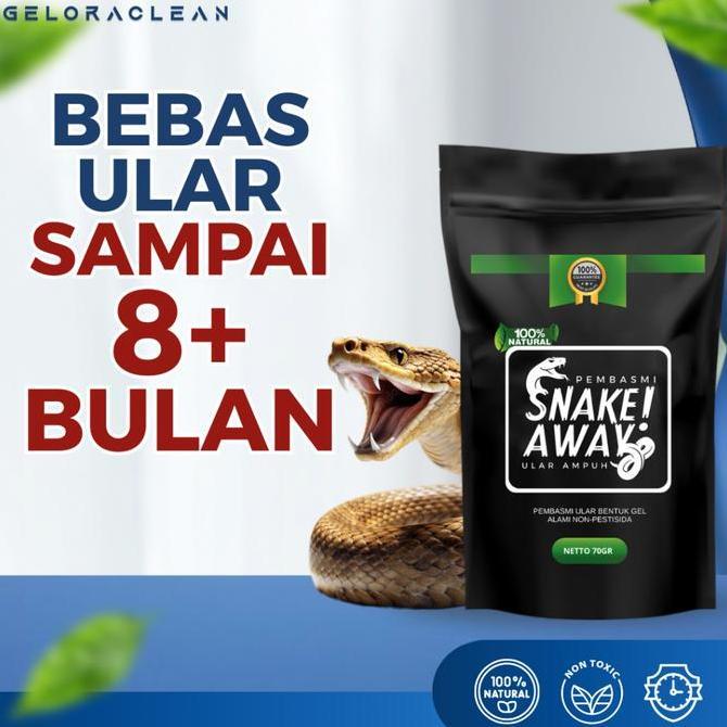 SNAKE AWAY Racun Pembasmi Ular Pengusir Ular Racun umpan berbentuk makanan basmi ular sampai tuntas