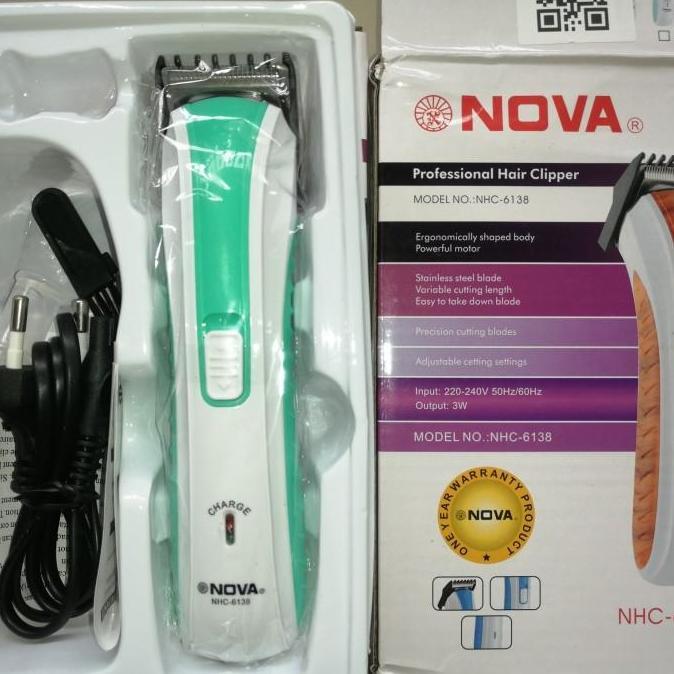 Alat cukur rambut bulu jenggot kumis Nova NHC 6138