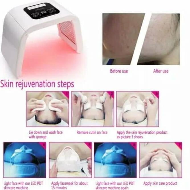 Masker Led Pdt Lht Pdt 7 Cholor