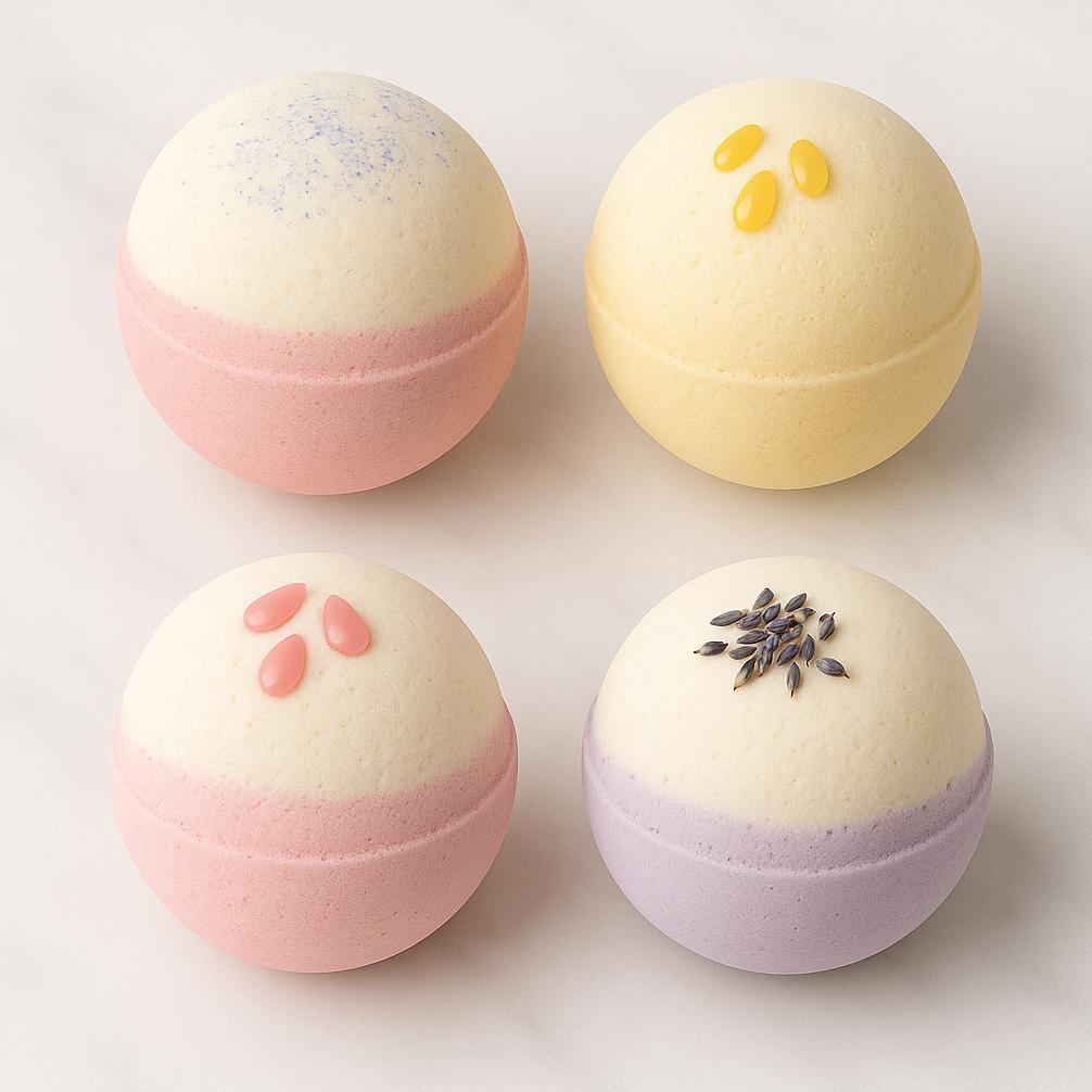 NEW LOFE BATH BOMB - Bath Bomb Premium I Bath Bomb Size 5 cm I Fun Premium Aromatheraphy Bath Bomb