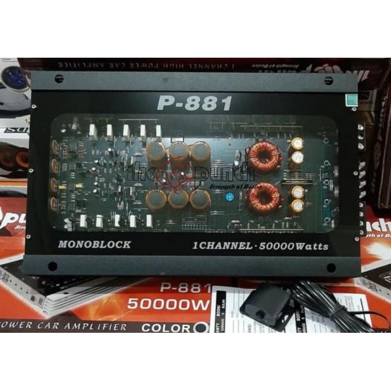 POWER AMPLIFIER MONOBLOCK THE PUNCH P-881 BERKUALITAS