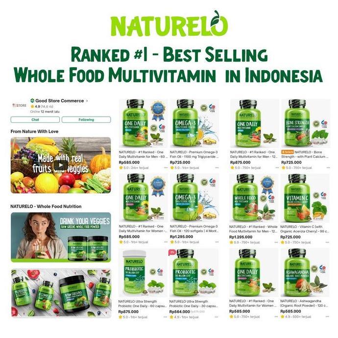 NATURELO - Organic Protein Plant-Based Powder