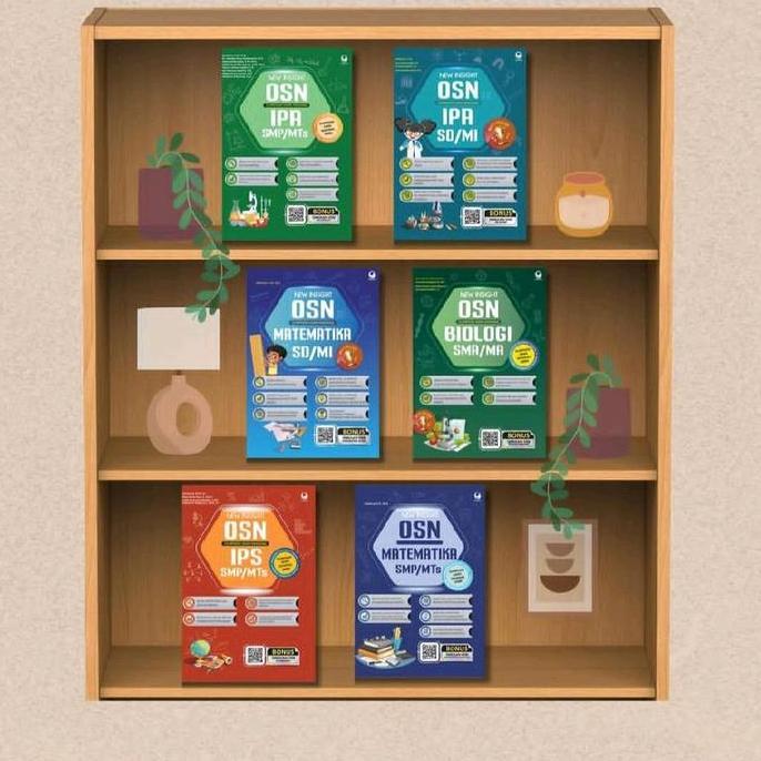 Buku New Insight Olimpiade Sains Nasional (OSN) IPS / MATEMATIKA / IPA / BIOLOGI SMP/MTS / SD/MI / S