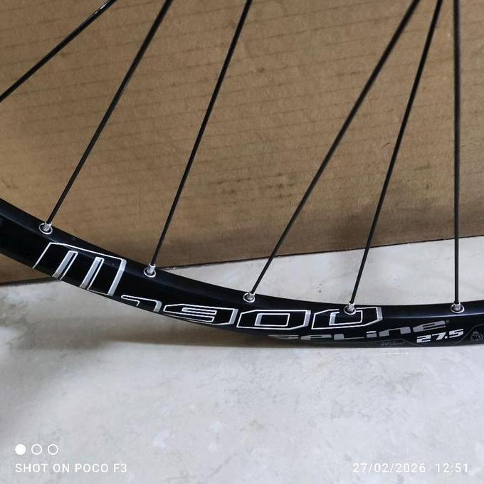 DT SWISS M1900 27.5" Front Wheelset DT Swiss 370 Hub 6-Bolt Sepeda MTB