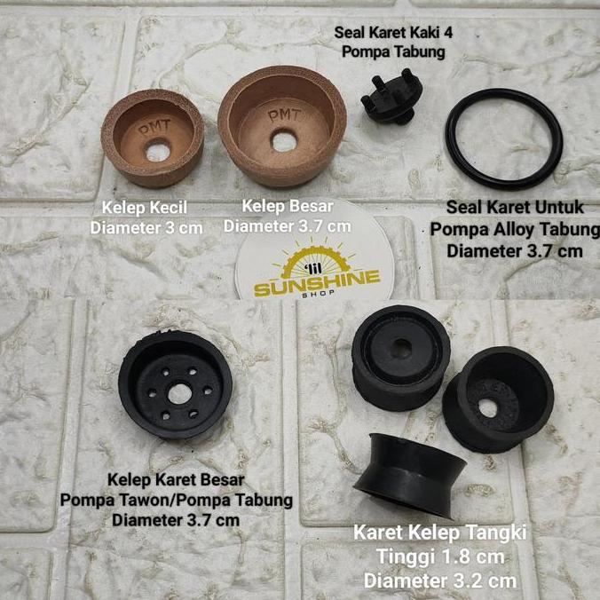 Kelep Pompa Angin Ban Dalam Sepeda / Seal Karet Pompa Tabung Angin Alloy Untuk Sepeda