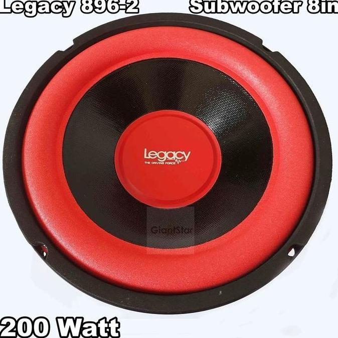 SPEAKER SUBWOOFER LEGACY 8inch 8in DOUBLE COIL LG 896-2 LG 896 2 SUBWOOFER 8 Inch