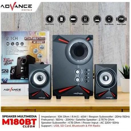 speaker bluetooth multimedia advance m180bt cleon / m 180 bt cleon