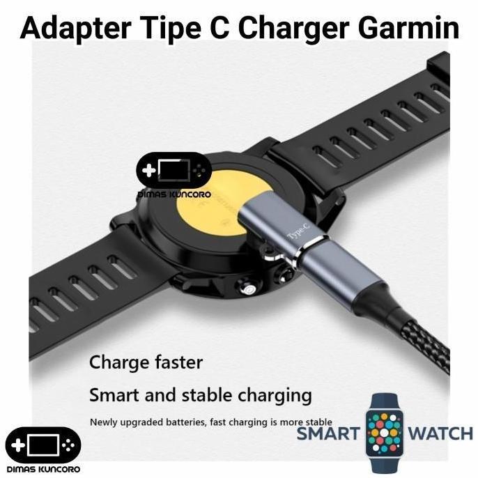 Adapter Tipe C Charger Garmin charging charger adaptor converter convertor charge tipe type c garmin