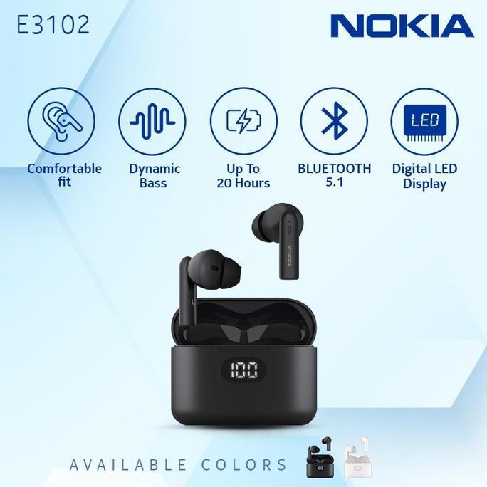 Nokia E3102 Essential TWS IP44 weatherproof True Wireless Earphones