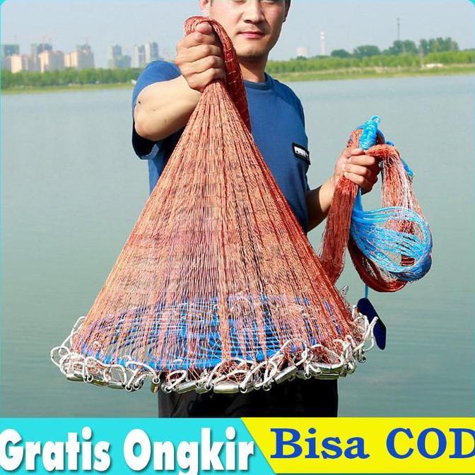 KEYMAZ Jala Lempar Penangkap Ikan Jala ikan Lempar 2 Model 300/480 CM
