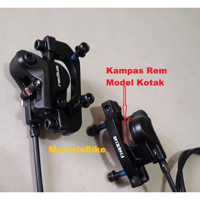 Rem Hidrolik Sepeda Merk RADIUS
