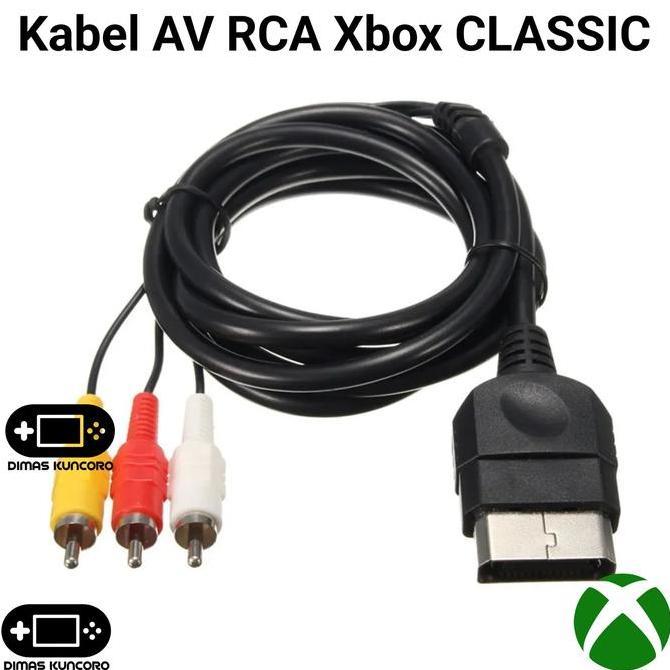 Kabel AV RCA Xbox CLASSIC cable tv xbox classic klasik generasi pertama gen 1
