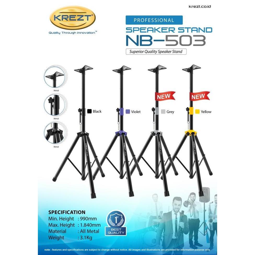 Stand Speaker Krezt NB 503 Stand Speaker NB503 Sepasang Original