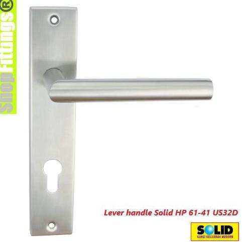 Solid Dion Lever Door Handle Plate Minimalis Gagang Body Kunci Pintu Rumah Besar