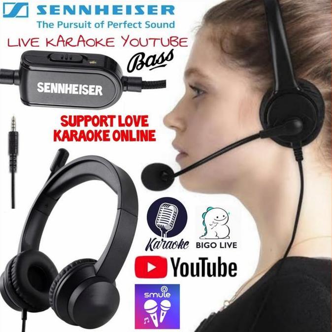 Headset Mic Earphone Sennheiser Khusus Karaoke Di Hp Smule Youtube