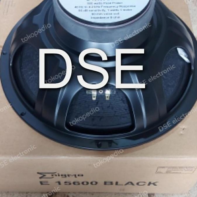 speaker komponen 15 inch enigma 15600 Black