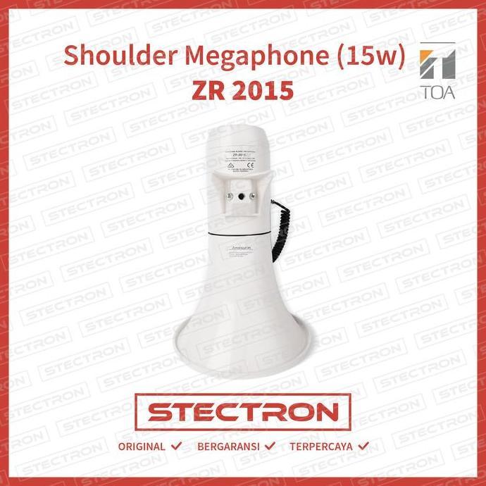 Megaphone TOA ZR-2015 / TOA ZR 2015 / TOA ZR-2015S / TOA ZR 2015 S (15W) Original ASli Garasni Resmi