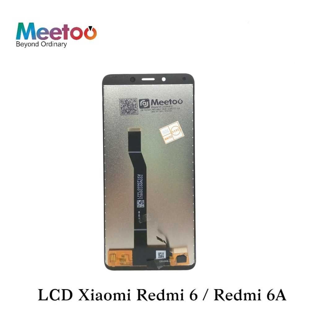 lcd redmi 6a/redmi 6 putih meetoo ogsuper original100% garansi 1tahun