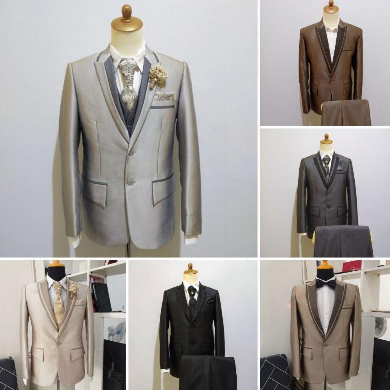 Diskon Jas Dan Celana Pengantin Pria Jas Wedding Semiwol Kilap