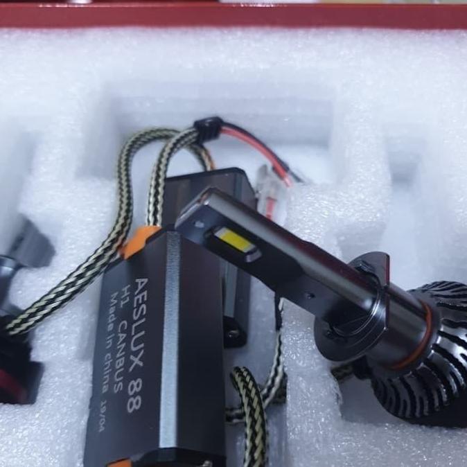 Lampu LED AESLUX88 H11 H1 HB3 HB4 H7 CANBUS
