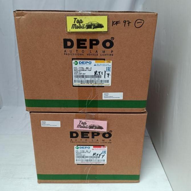 Head lamp lampu besar Kijang Kapsul 1997-1998 tanpa foglamp kiri DEPO