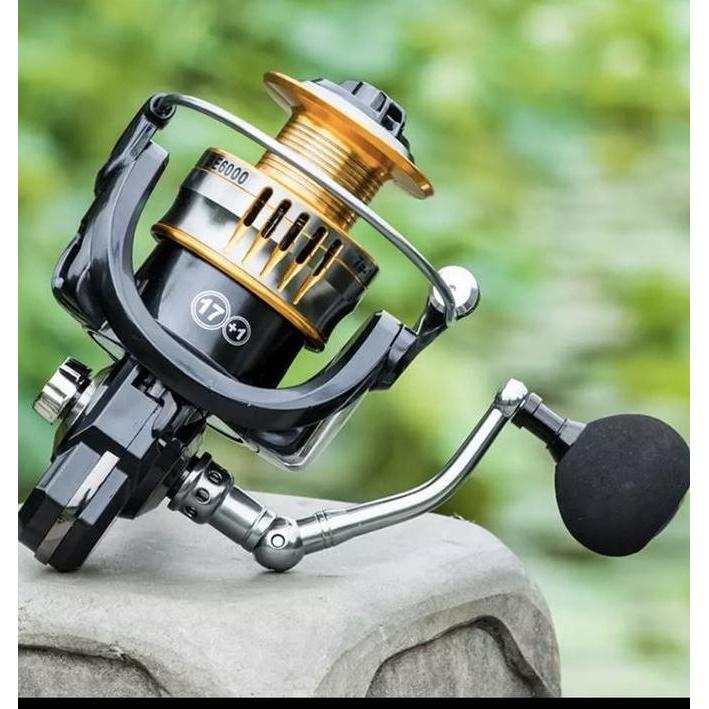 REEL SPINNING 17+1BB FBE 2000-7000 SPOOL METAL DRAG 8-10 kg ONE WAY