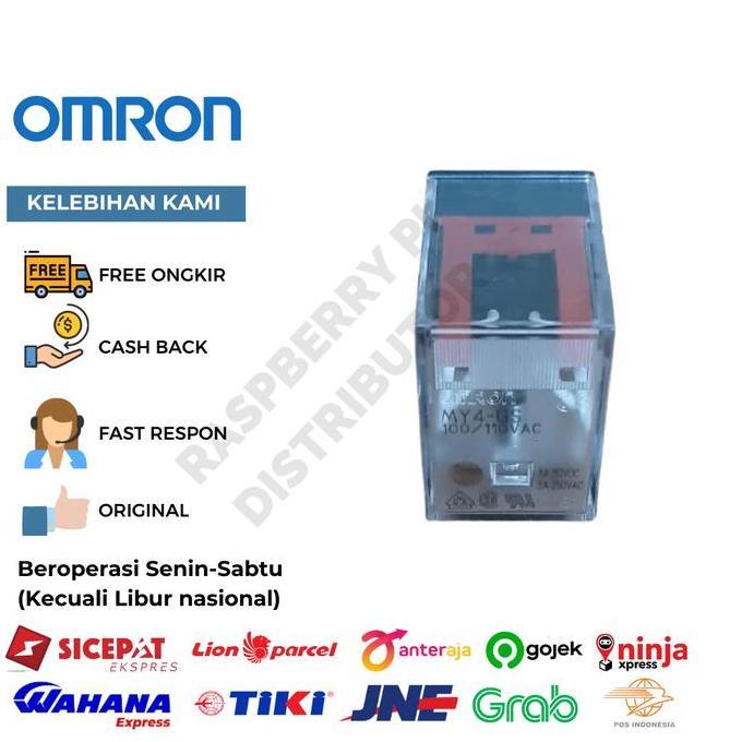 RELAY MY4 110VAC OMRON MY4-GS 110VAC 4PDT SGA3