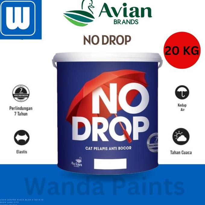 Cat Tembok No Drop Cat Waterproof Anti Bocor (20 Kg)