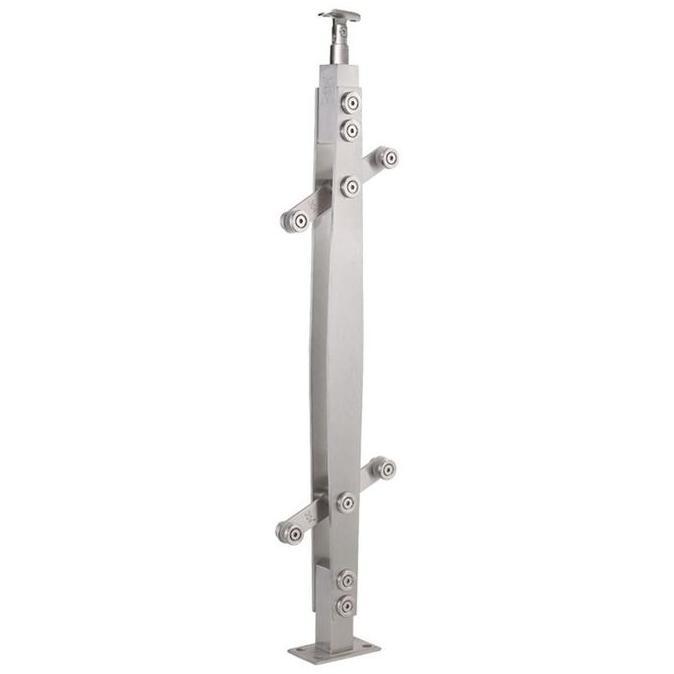 Tiang Railing Tangga Kaca Sus 201 Railing Tangga Stenlis
