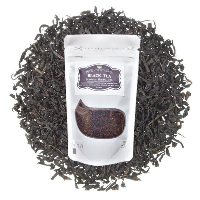 Best Seller POUCH Teh Hitam / Blacktea / Black Tea / Herbal Tea / Teh Herbal Alami Berkualitas 100% 