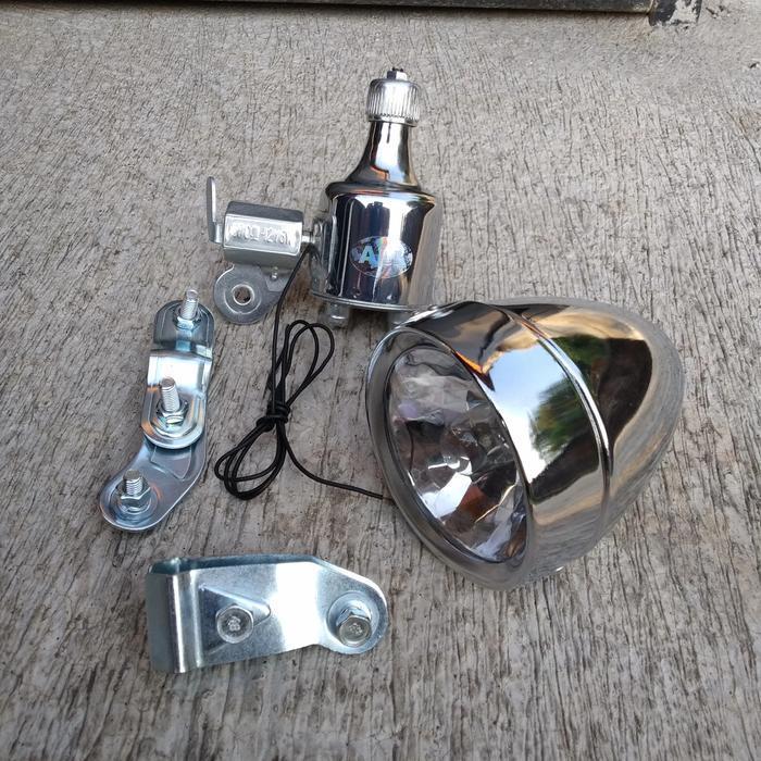 Lampu Sepeda Ontel - Lampu Sepeda - Lampu Ontel Onthel - Lampu Depan Sepeda - Lampu Sepeda Vintage -