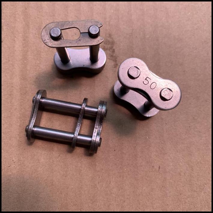 Connecting link Rs 50-2, CL RS 50-2, sambungan rantai double rs 50-2