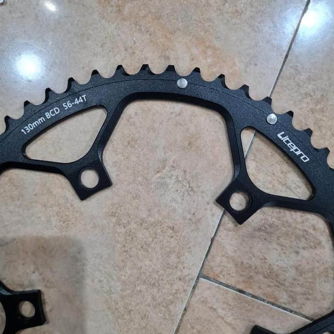 Bikers- Chainring Double Litepro 56T 44T 56 44 Crankset Dual Speed