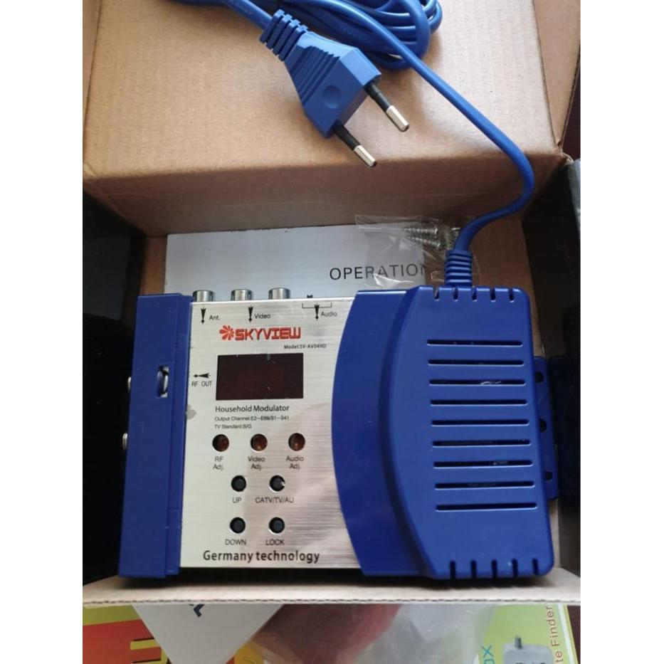 MODULATOR SKYVIEW AV 04 HD ORIGINAL DAN TERPERCAYA