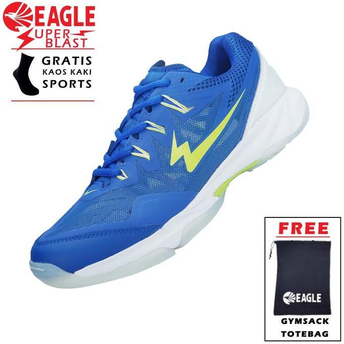 TERMURAH - Sepatu Badminton Eagle PNR Superblast Original Sepatu Bulu Tangkis Eagle PNR Blast Sport