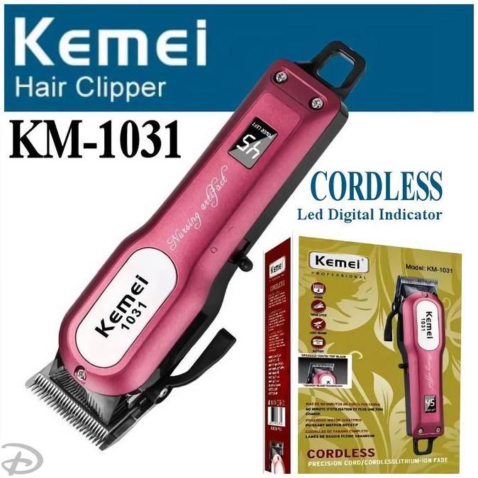 Kemei 1031 Alat Cukur Rambut Kemei 1031 Professional Rechargeable Hair Clipper Km-1031 Cukuran Kemei
