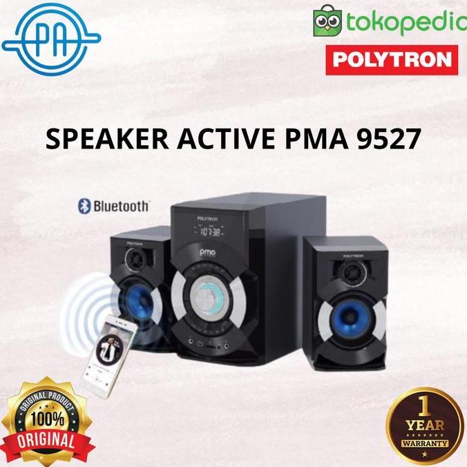 NEW POLYTRON SPEAKER BLUETOOTH PMA 9527 / PMA-9527 PMA 9507 PMA9507 100% ORI
