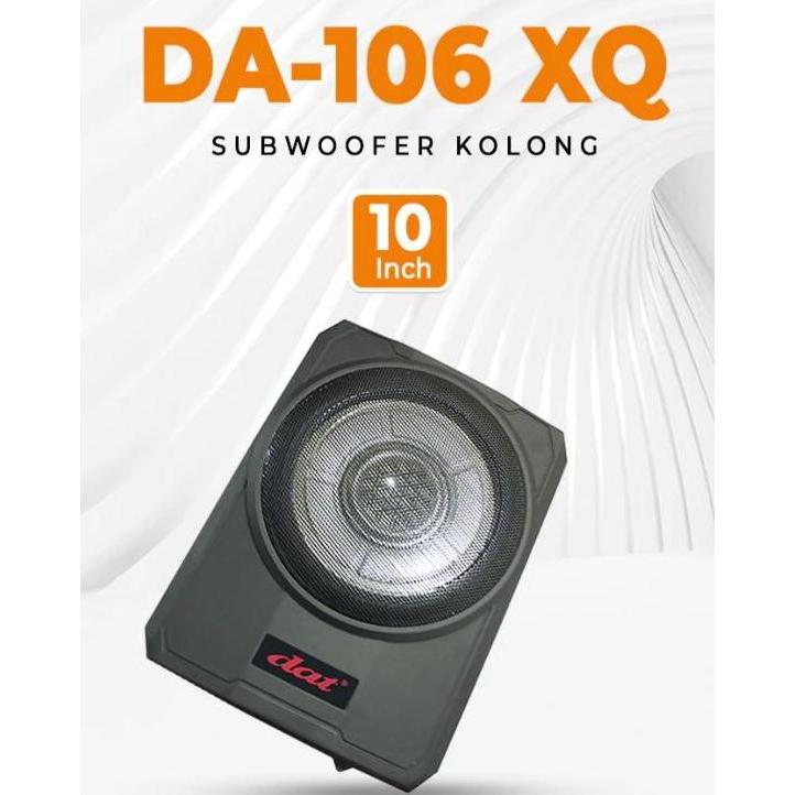 Subwoofer Kolong Dat Da-106XQ Speaker Kolong Slim Underseat Subwoofer 10" Inch 400tt